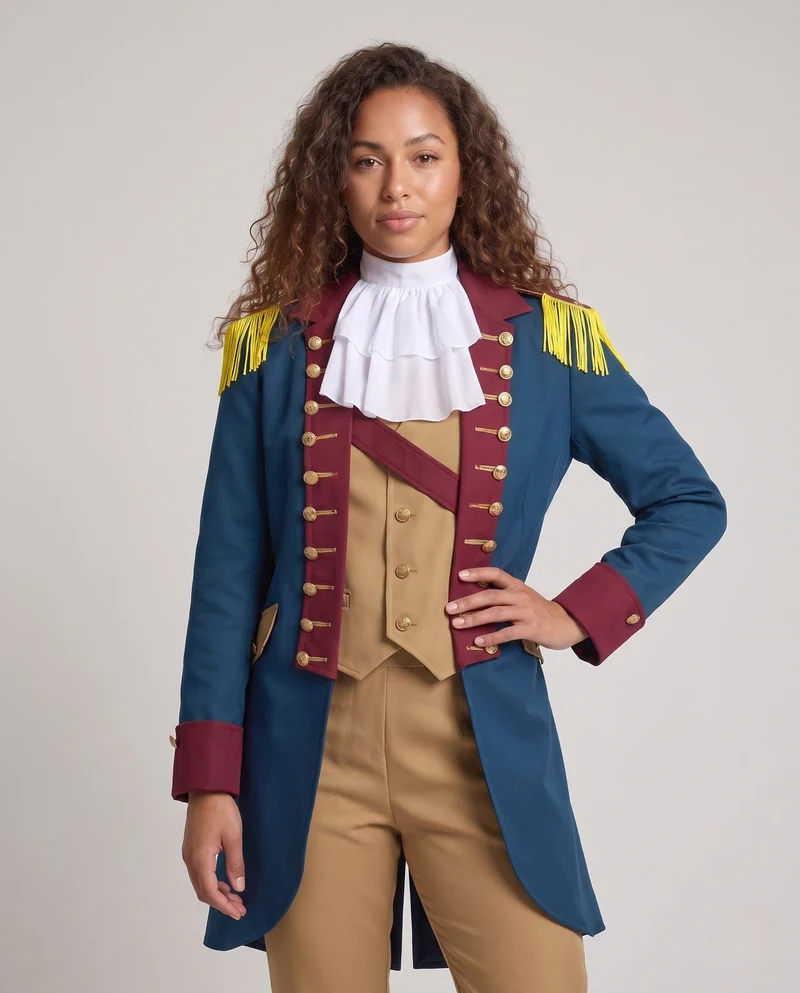 Damen Kostümanzug mit historischer Eleganz Nord Taschen