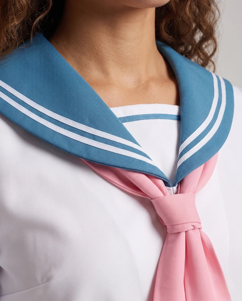 Damen Cosplay-Kleid mit detailliertem Bunny-Design und Schuluniform-Elementen Nord Taschen