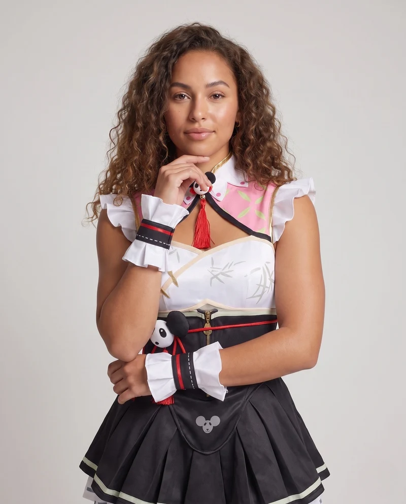 Damen Cosplay-Kleid mit detailverliebtem Design und kunstvollen Accessoires Nord Taschen