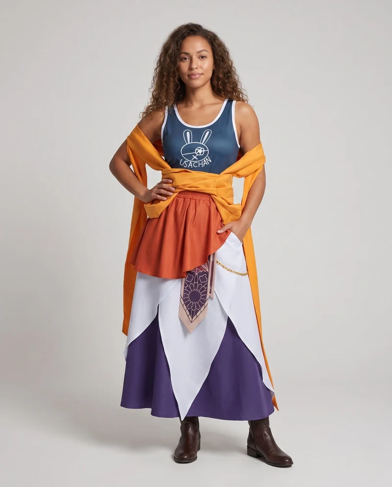 Damen Cosplay-Kleid mit elegantem Design und kunstvollen Akzenten Nord Taschen