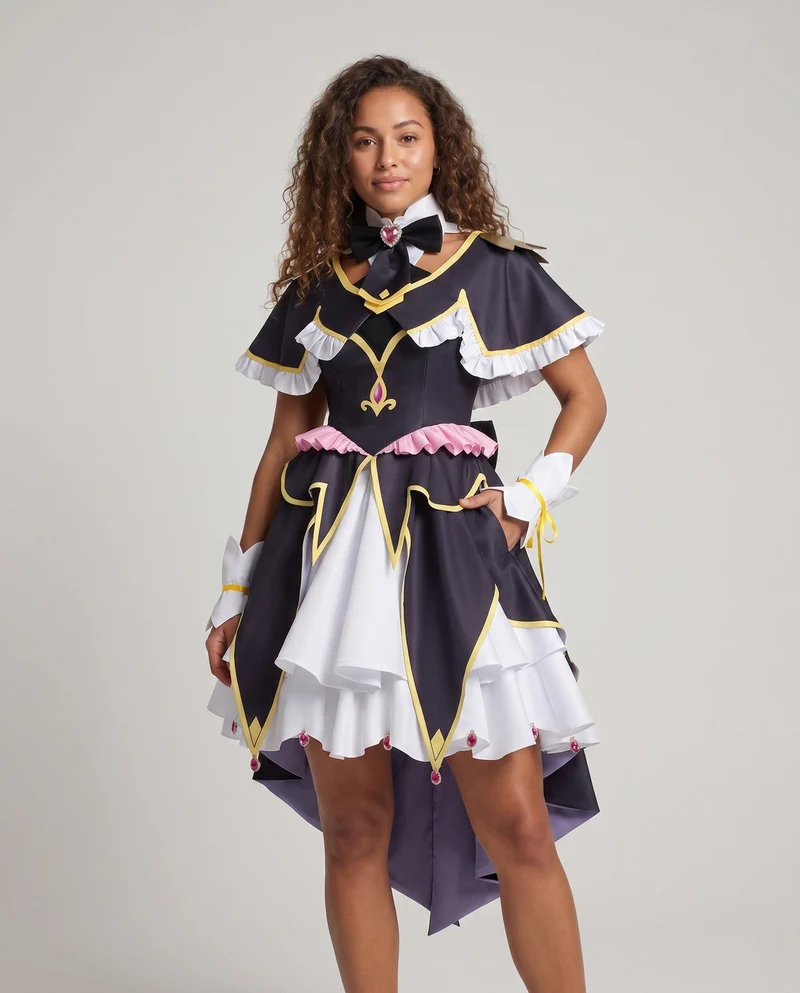 Damen Cosplay-Kleid mit elegantem Design und kunstvollen Details Nord Taschen
