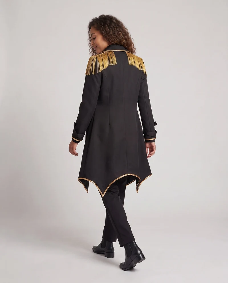 Damen Kostümset mit historisch inspirierter Frackjacke und eleganten Accessoires Nord Taschen
