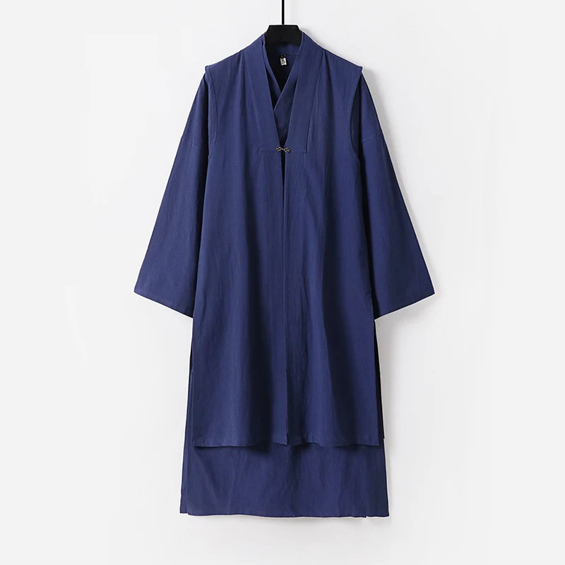 Unisex Langer Oversize-Kimono‑Mantel mit dezentem Knebelverschluss und weiter Silhouette Nord Taschen