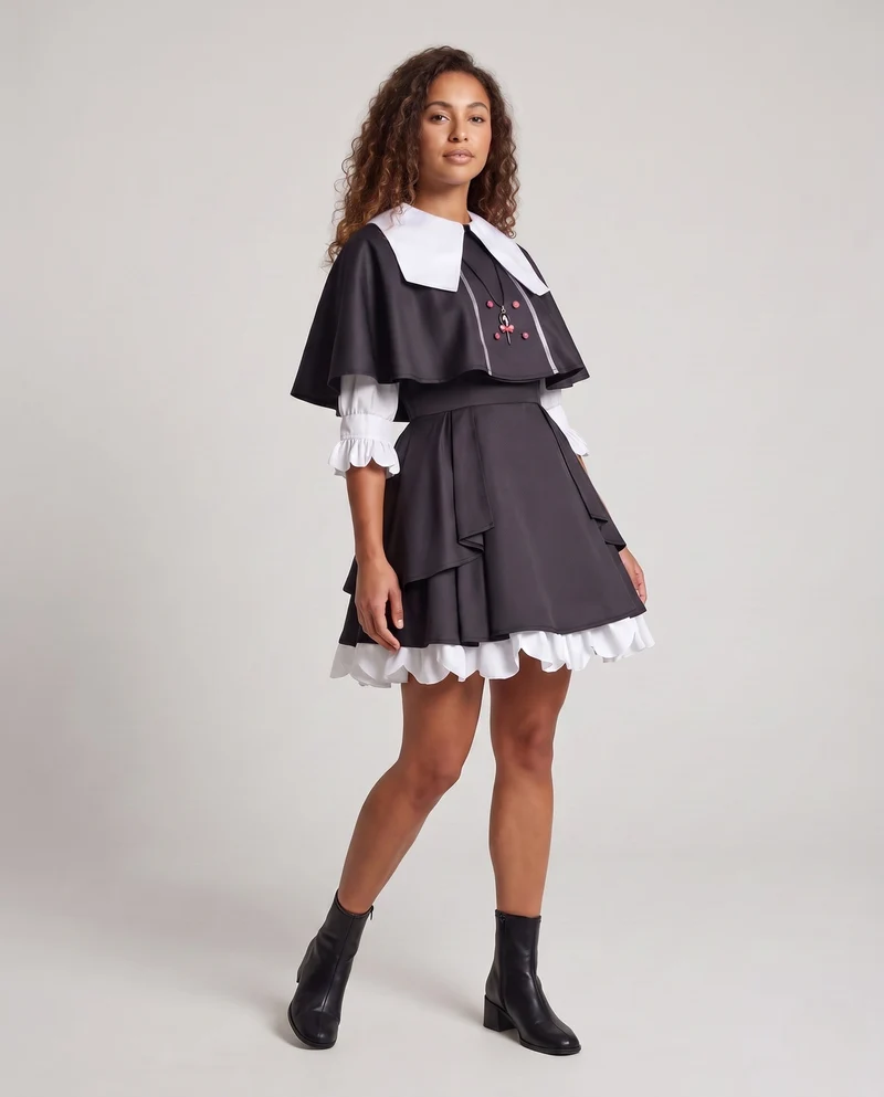 Damen Cosplay-Kleid mit klassischem Design und erstklassigen Accessoires Nord Taschen