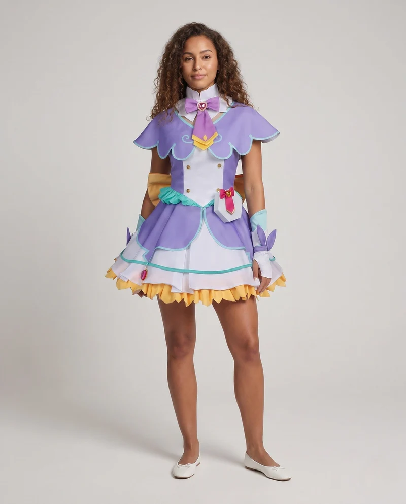 Damen Cosplay-Kleid mit kunstvollen Details und vielseitigen Accessoires Nord Taschen
