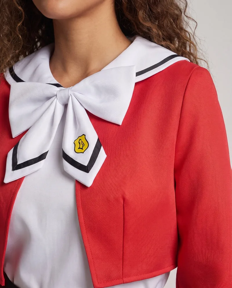 Damen Cosplay-Kleid mit schickem Kragen und üppigem Rock Nord Taschen