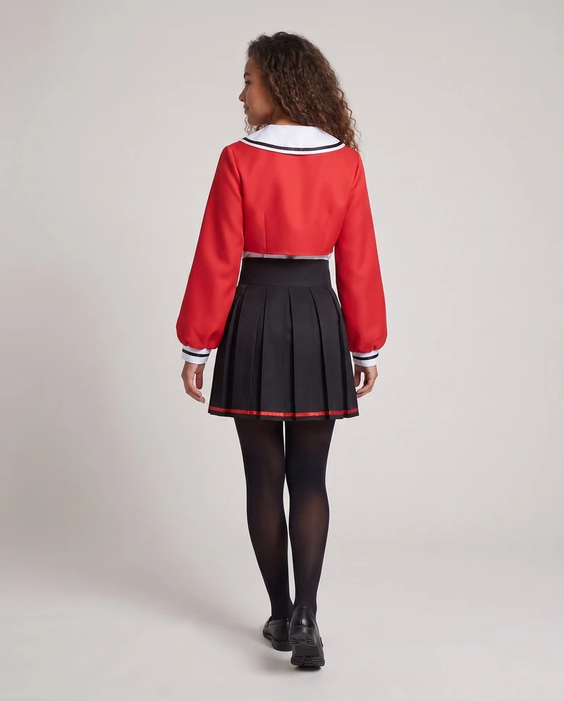 Damen Cosplay-Kleid mit schickem Kragen und üppigem Rock Nord Taschen
