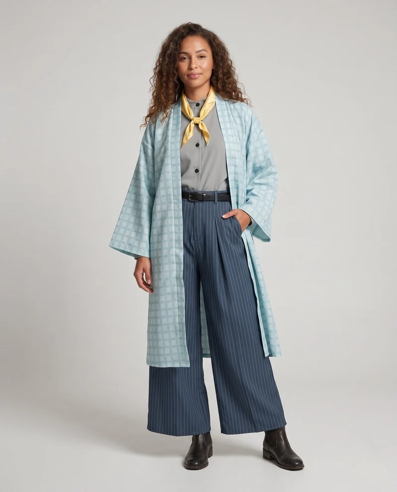 Damen Cosplay-Kleidungsset mit traditionellem Design und vielseitigen Accessoires Nord Taschen