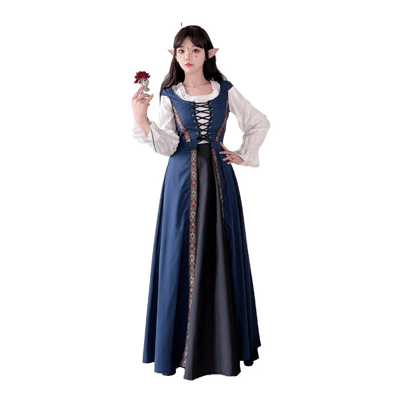 Damen Fantastisches Kostümkleid mit Elfenohren Nord Taschen
