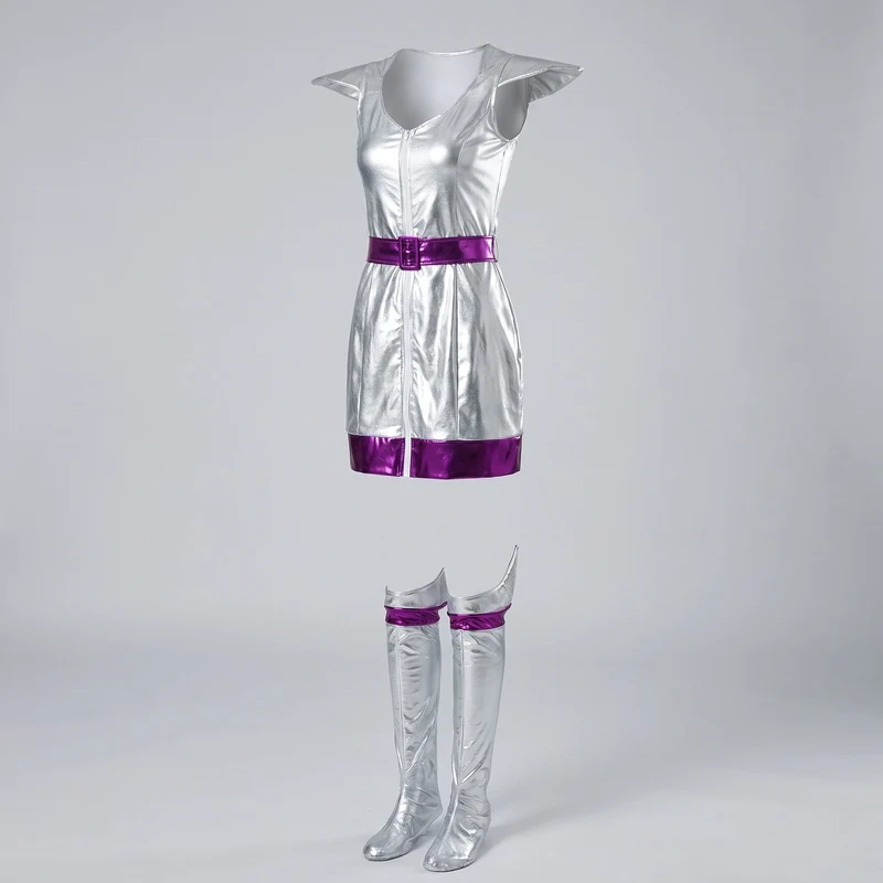 Damen Futuristisches Raumanzug-Kleid Nord Taschen