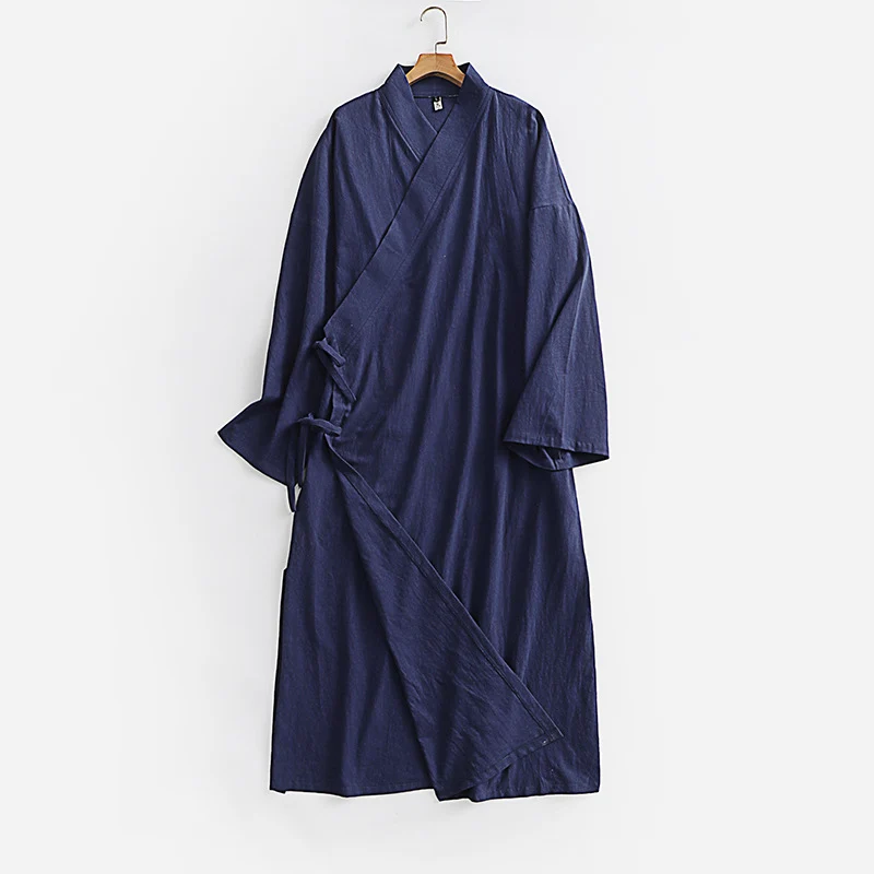 Unisex Langer Kimono-Mantel mit Bindeband, weitem Schnitt und minimalistischer Silhouette Nord Taschen