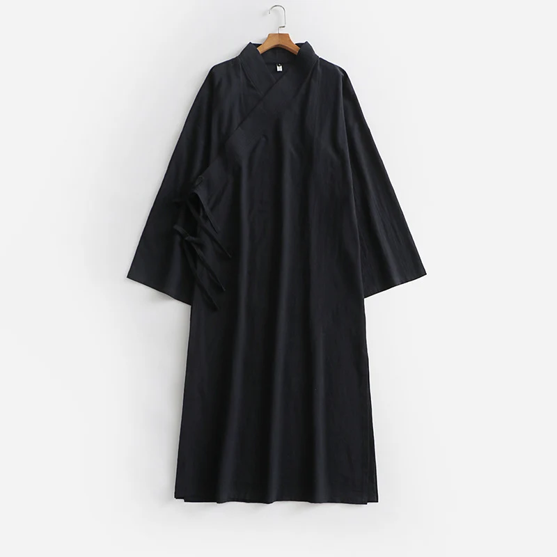 Unisex Langer Kimono-Mantel mit Bindeband, weitem Schnitt und minimalistischer Silhouette Nord Taschen