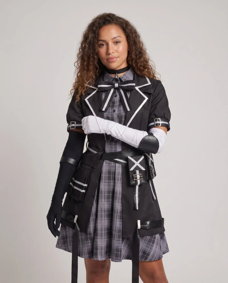 Damen Cosplay-Kostümset mit hochwertiger Bekleidung und vielseitigen Accessoires Nord Taschen