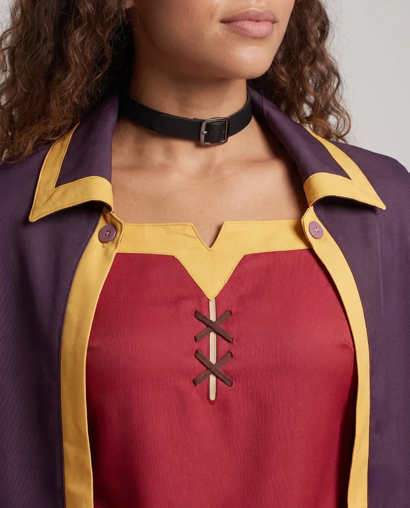 Damen Cosplay-Kostümset mit magischer Robe, Hut und Accessoires Nord Taschen