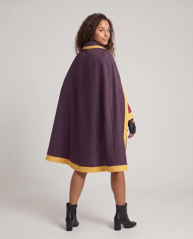 Damen Cosplay-Kostümset mit magischer Robe, Hut und Accessoires Nord Taschen