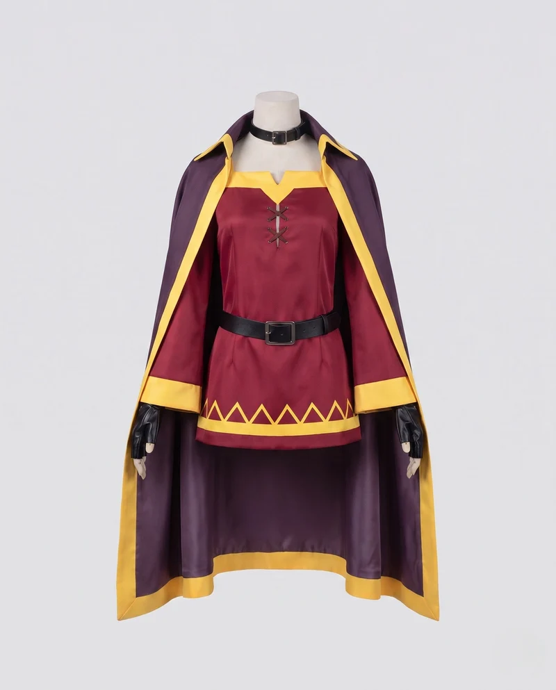 Damen Cosplay-Kostümset mit magischer Robe, Hut und Accessoires Nord Taschen