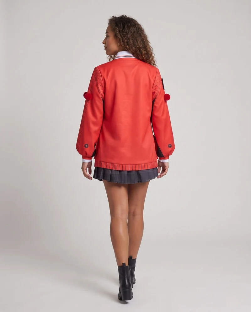 Damen Cosplay-Kostümset mit stilvollem Jacken- und Rock-Design Nord Taschen