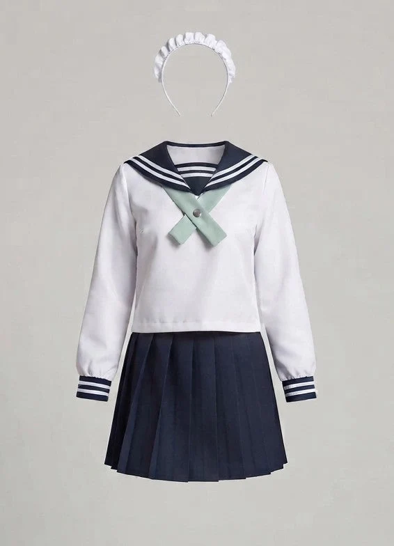 Damen Cosplay-Outfit mit klassischem T-Shirt und weitem Hosenanzug Nord Taschen