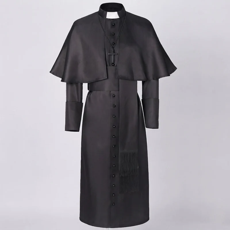 Damen Liturgisches Gewand mit eleganter Kragenpartie und stylischem Umhang Nord Taschen