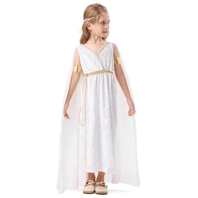 Damen mythologisches Kostümkleid mit fließendem Umhang Nord Taschen