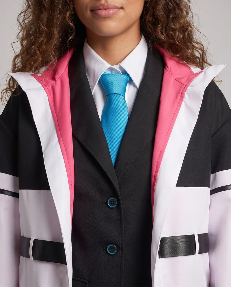 Damen Cosplay-Outfit mit modernem Anzug und stylishen Accessoires Nord Taschen