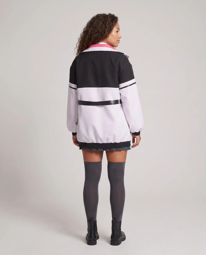 Damen Cosplay-Outfit mit modernem Anzug und stylishen Accessoires Nord Taschen