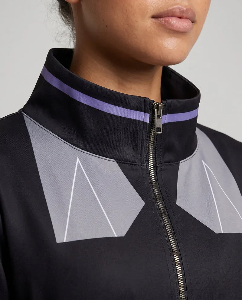 Damen Cosplay-Overall mit Handschuhen und Kunstfaser-Einsätzen Nord Taschen