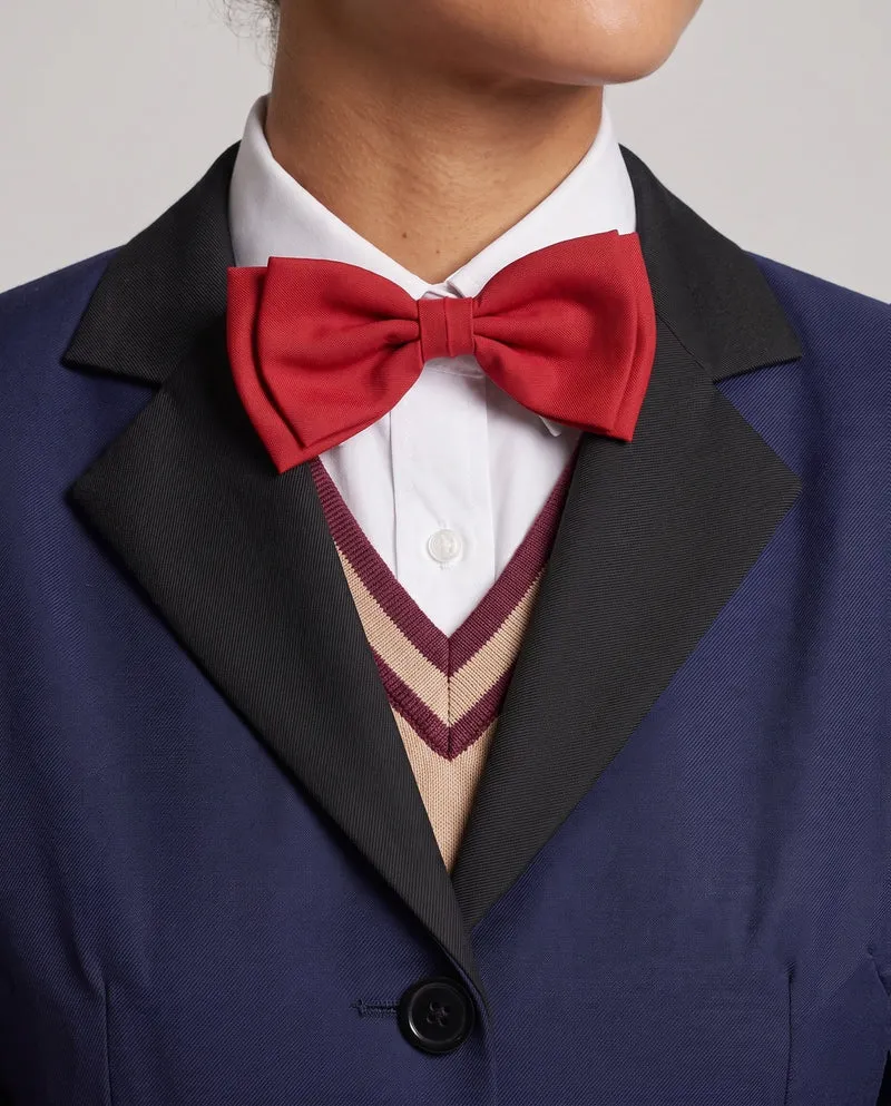 Damen Cosplay-Schuluniform-Set mit Rock, Hemd, Weste und Fliege Nord Taschen
