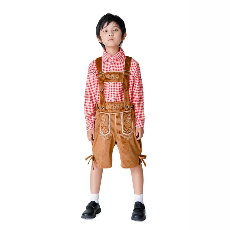 Jungen Trachten-Shorts mit eleganten Stickereien Nord Taschen