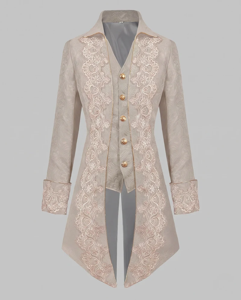 Damen elegante Frackjacke mit kunstvollen Verzierungen Nord Taschen