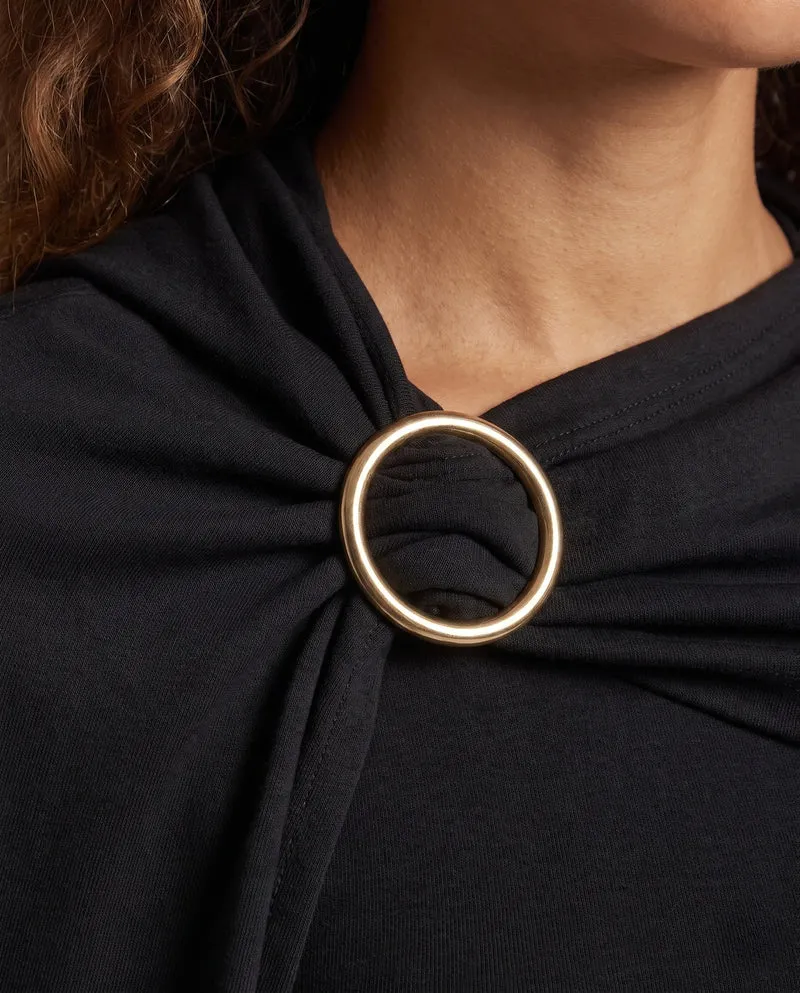 Damen eleganter Cape mit stilvollen Drapierungselementen Nord Taschen