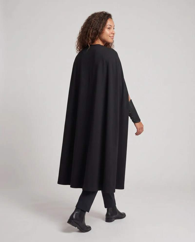 Damen eleganter Cape mit stilvollen Drapierungselementen Nord Taschen