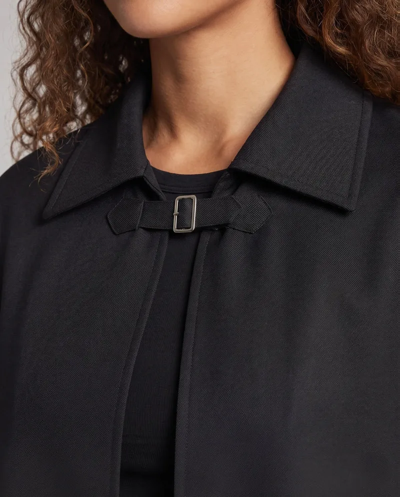 Damen eleganter Kapuzenumhang aus luxuriösem, schimmerndem Stoff Nord Taschen