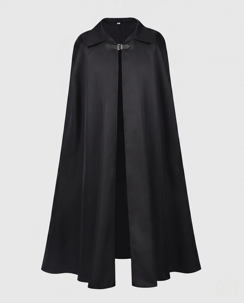 Damen eleganter Kapuzenumhang aus luxuriösem, schimmerndem Stoff Nord Taschen