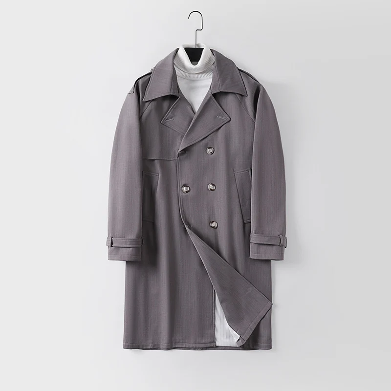 Herren Langmantel Nord Taschen