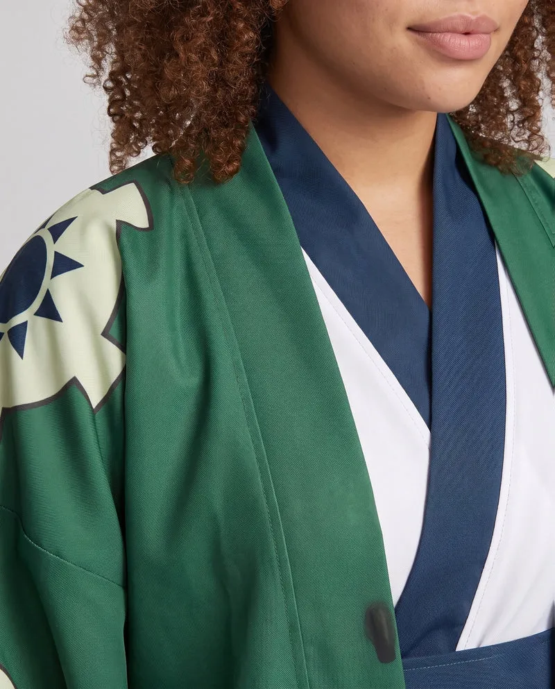 Damen traditionelles Kimono-Kostüm mit kunstvollen Verzierungen Nord Taschen