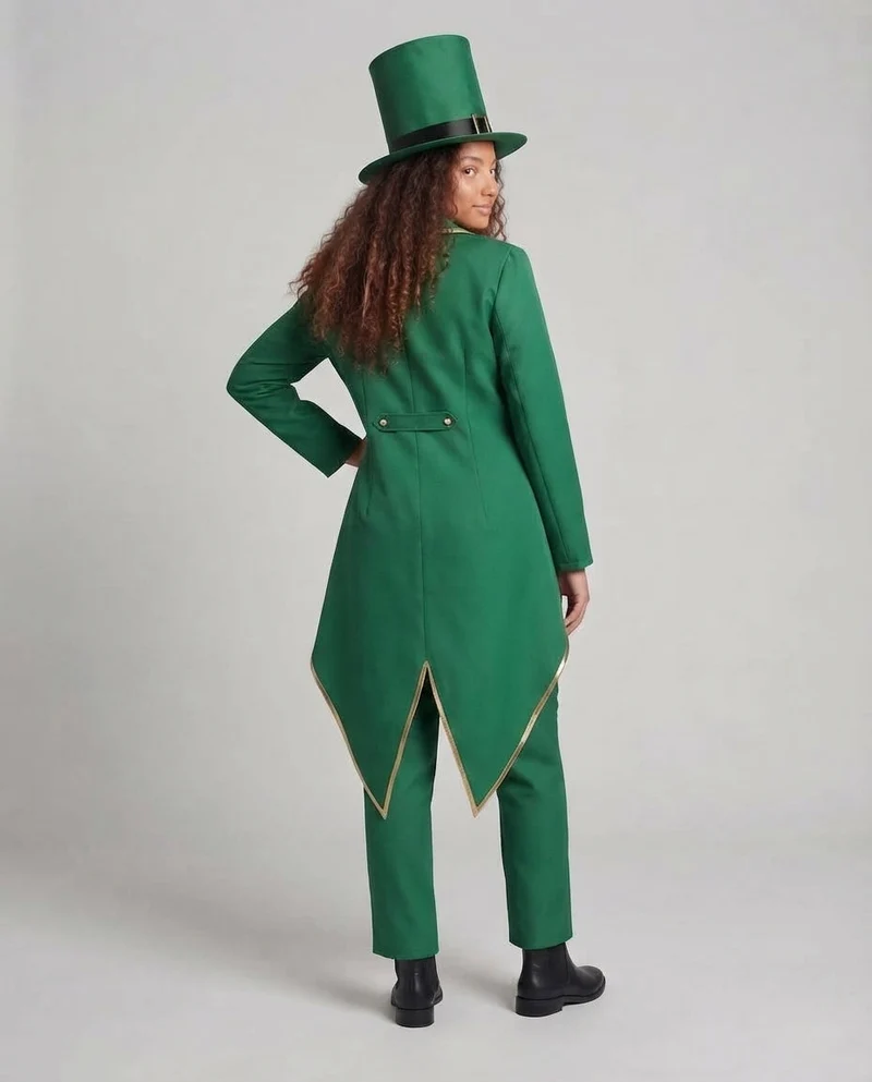 Damen eleganter Leprechaun Anzug Nord Taschen