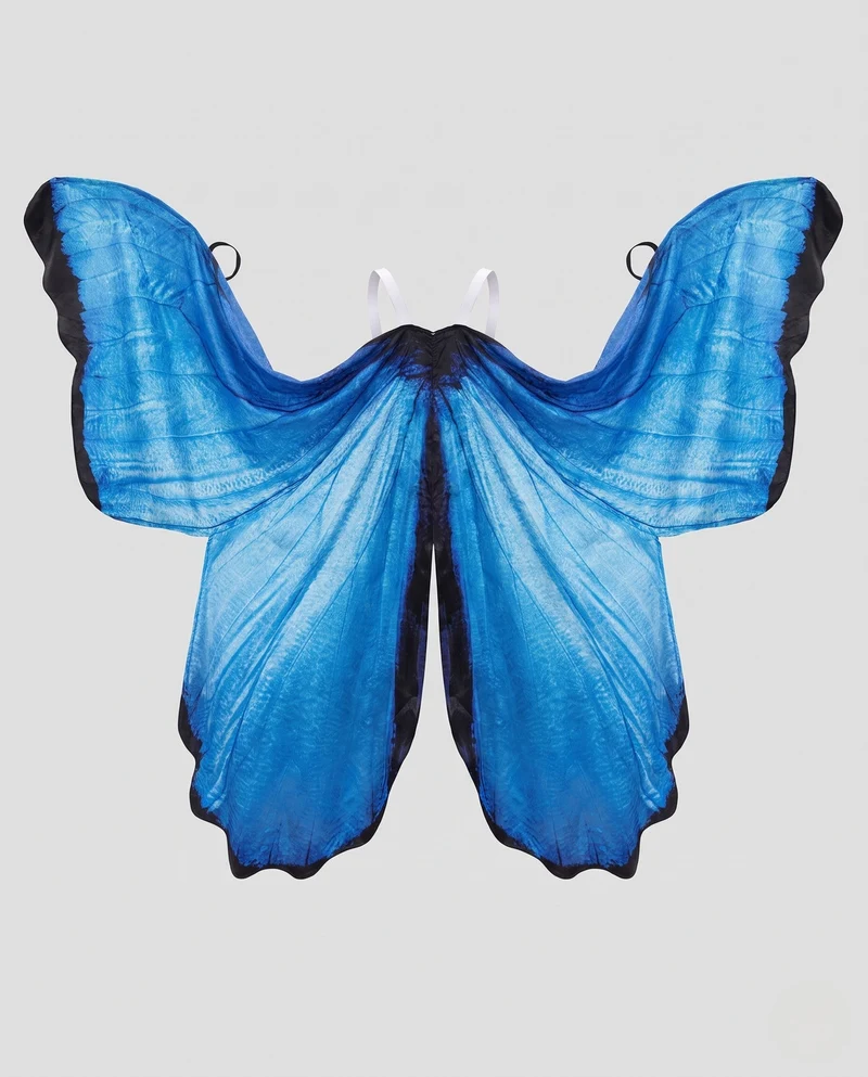 Damen Schmetterlingscape mit transparentem Design und elastischen Trägern Nord Taschen