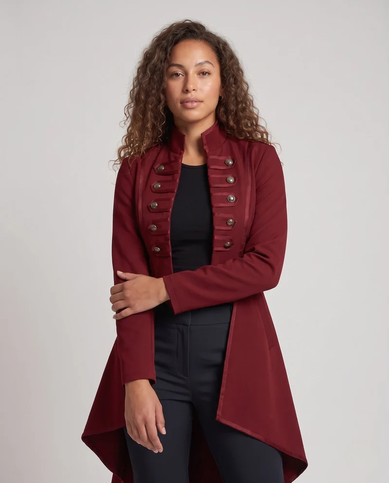 Damen Eleganter Kappenkleid mit asymmetrischem Saum und schicken Details Nord Taschen
