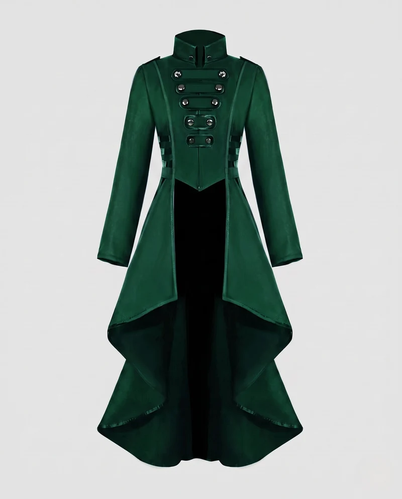 Damen Eleganter Kappenkleid mit asymmetrischem Saum und schicken Details Nord Taschen