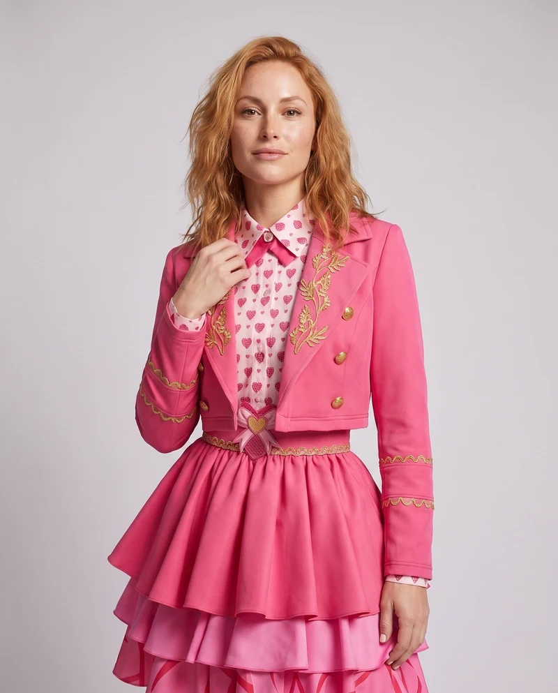 Damen verspieltes Prinzessinnenkleid mit gesticktem Oberteil und voluminösem Rock Nord Taschen
