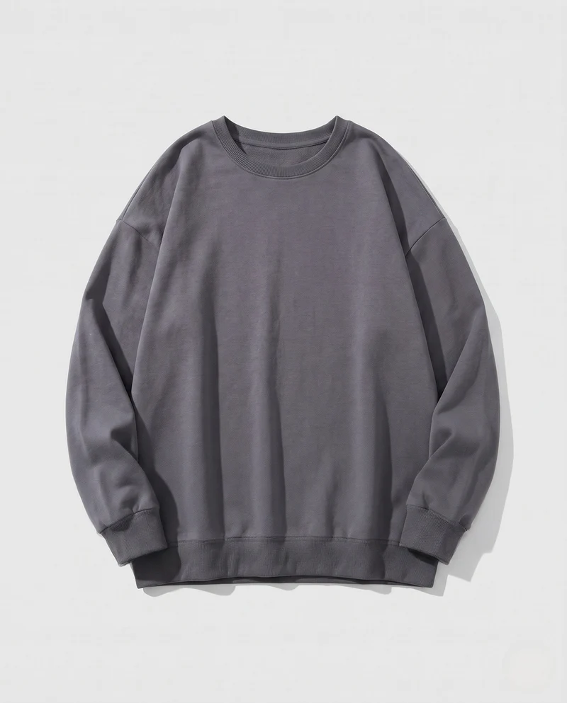 Damen Oversized Sweatshirt mit Rundhalsausschnitt und Drop-Shoulder Nord Taschen