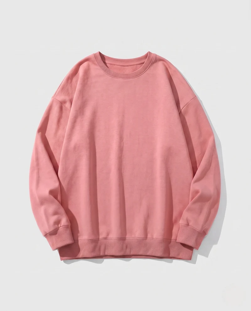 Damen Oversized Sweatshirt mit Rundhalsausschnitt und Drop-Shoulder Nord Taschen