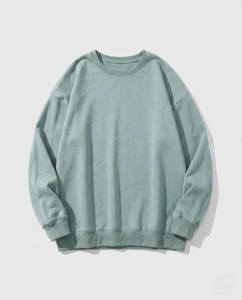 Damen Oversized Sweatshirt mit Rundhalsausschnitt und Drop-Shoulder Nord Taschen