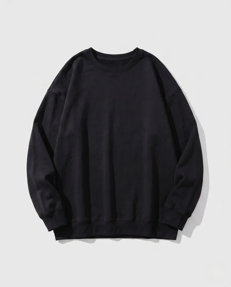 Damen Oversized Sweatshirt mit Rundhalsausschnitt und Drop-Shoulder Nord Taschen