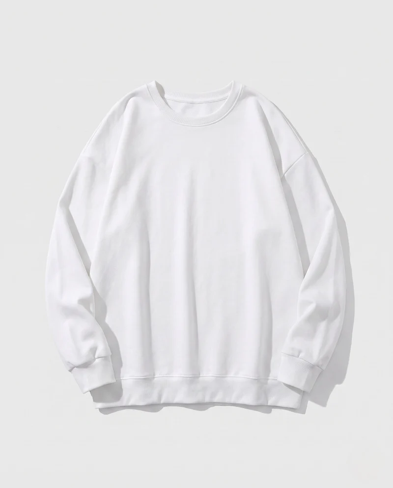Damen Oversized Sweatshirt mit Rundhalsausschnitt und Drop-Shoulder Nord Taschen