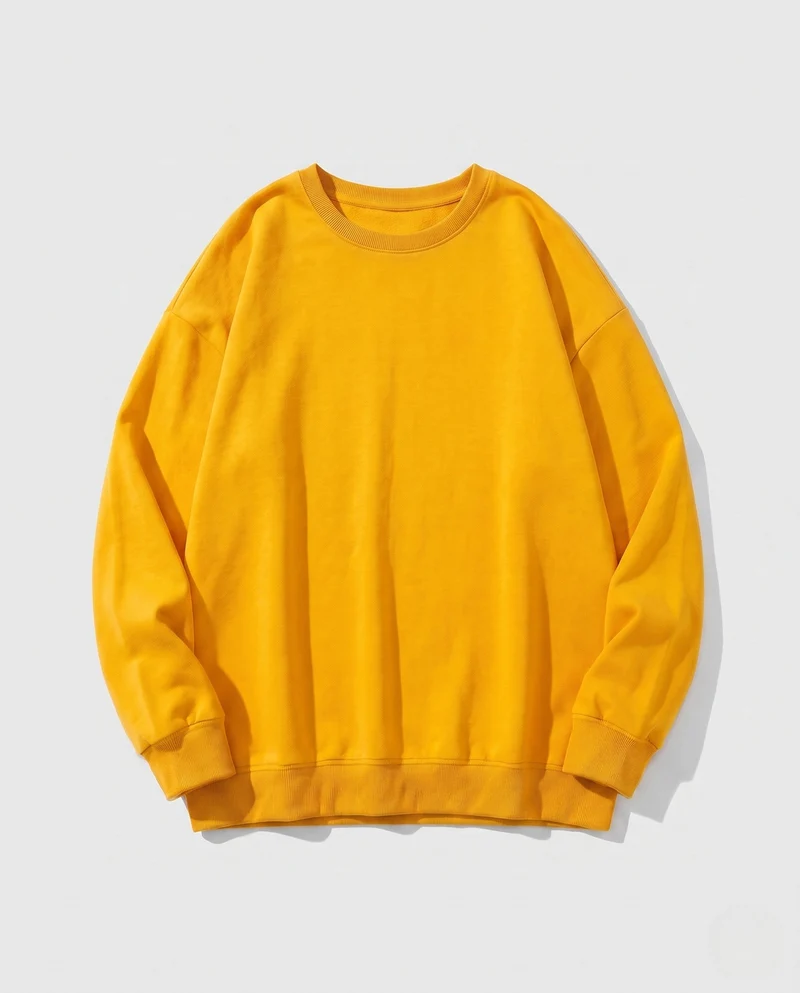 Damen Oversized Sweatshirt mit Rundhalsausschnitt und Drop-Shoulder Nord Taschen