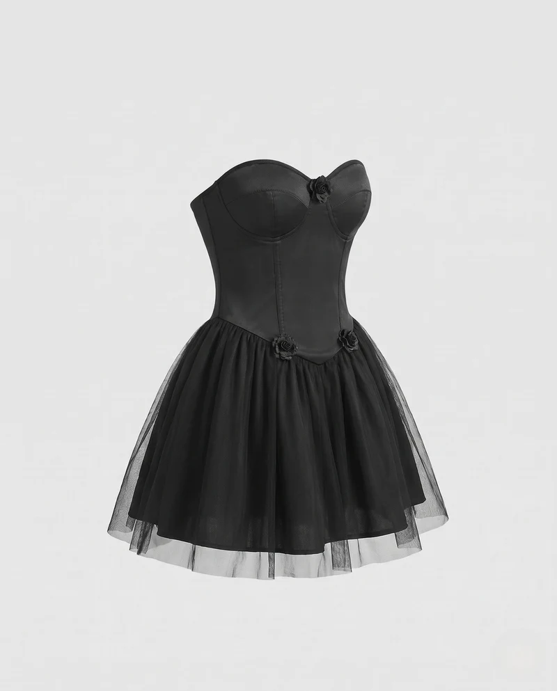Damen Teufel Kostümkleid mit Flügeln und Accessoires Nord Taschen