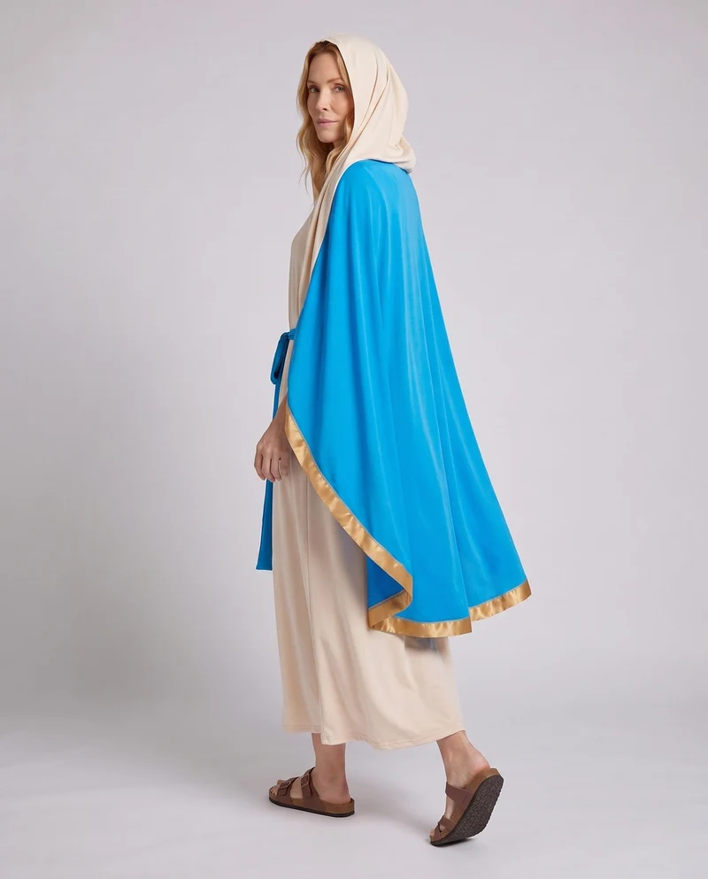 Damen antikes griechisches Kostüm mit elegantem Umhang Nord Taschen