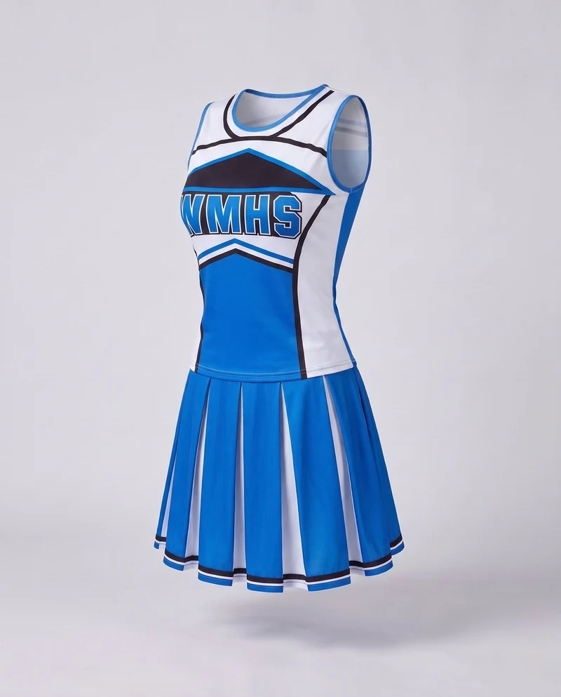 Damen Cheerleader-Kleid mit sportlichem Schnitt und schwingendem Rock Nord Taschen